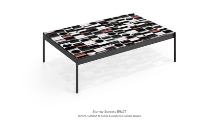 Stolik Kawowy Gandiablasco Iris Square 119x77 cm