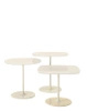 Thierry Trio Tavolini Tables White