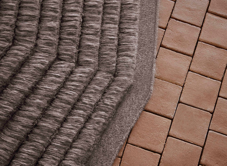 Gan Lines Charcoal Carpet