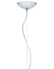 Small Fl/y Metal Lampa Wisząca Chromowany