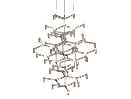 Nemo Crown Summa Pendant Lamp Polished Aluminum