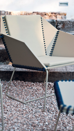 Gandiablasco Textile Club Armchair
