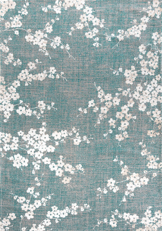 Louis de Poortere SAKURA LAKE BLUE carpet 9850