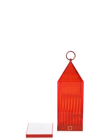 Lantern Table Lamp Red