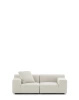 Plastics Outdoor Two-Seater Sofa White