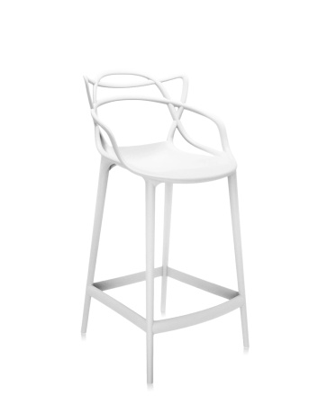 Masters Stool 65 cm Stołek Barowy Biały