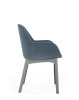 Clap Aquaclean Armchair Gray Blue