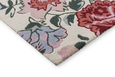 Laura Ashley Wendling Floral Poppy Red Carpet 083100
