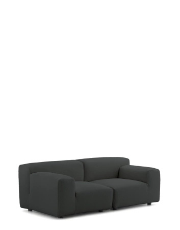 Plastics Duo Two-Seater Orsetto Sofa Gray