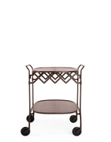 Gastone Book Cart Plum Mat