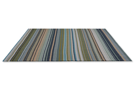 Harlequin SPECTRO STRIPES EMERALD | MARINE | RUST rug 442108