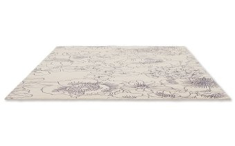 Ted Baker Linear Floral Blue Carpet 162508