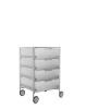 Mobil 4 Drawers With Wheels Komoda Biały