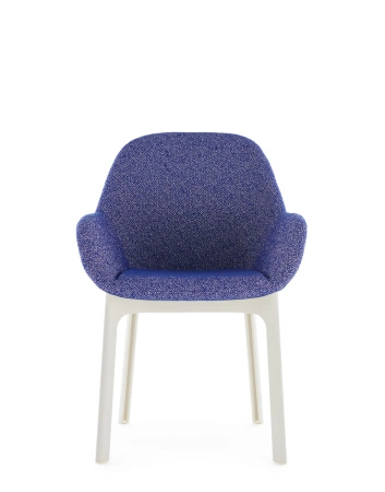 Clap Tissue Shirley Armchair White Blue