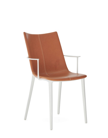 H.H.H. Leather Chair White Leather
