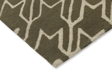Ted Baker Houndstooth Grey rug 162804