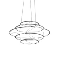 Lampa Wisząca Nemo Drop 5 Srebrny