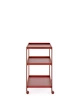 Trays 80 cm x 40 cm Trolley Maroon