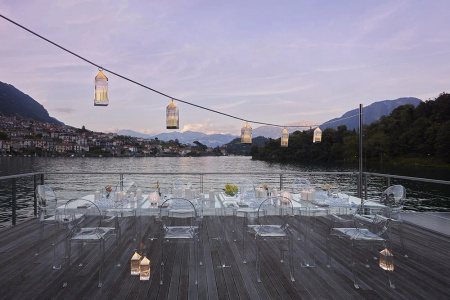 Invisible Side 40 cm Transparent Table