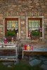 Lantern Table Lamp Red