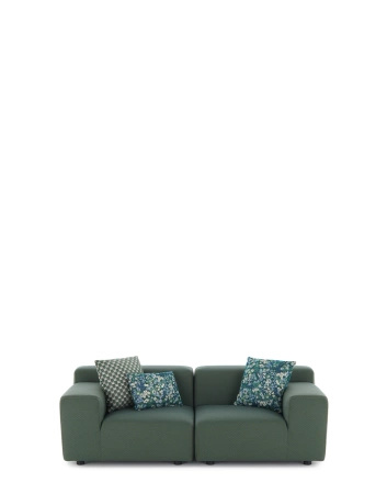 Plastics Outdoor Liberty 2 Seater Sofa Green
