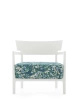 Cara Outdoor Liberty Artemis Armchair White Green