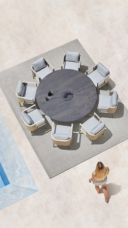 Gandiablasco Solanas Dining Table Ø180 cm