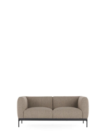 Asia Sofa Two-Seater (Bouclè) Beżowy