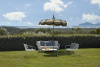 Hiray Sofa White Blue