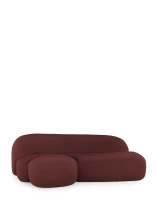 Aaland Sofa (Gorgone) Maroon
