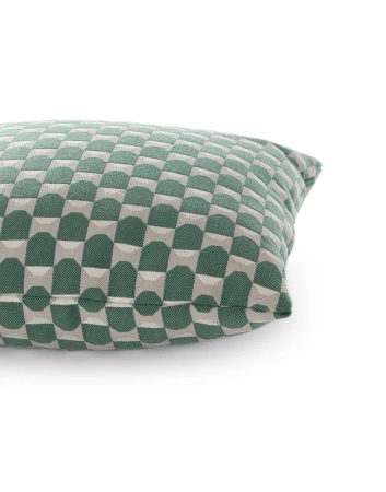 Cushion Outdoor Liberty Obi Check 48x48 cm Pillow Green