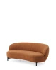 Lunam Curly Sofa Pomarańczowy