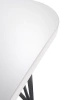 Max 160x80 cm Table White Black