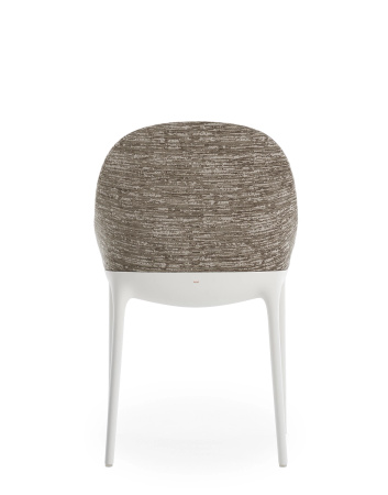 Eleganza Ela Chair White Light Brown