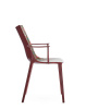 H.H.H. Graphic Impression Chair Maroon Lacquer