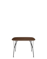 Viscount of Wood Square Table Black Walnut