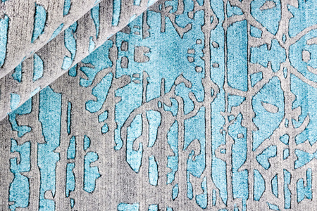 Rezas Shangri La Aqua Azul Carpet 7032