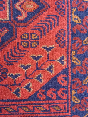 Afghan Khan Wool Carpet 075 x 120 119528