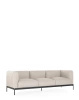 Asia Three-Seater Sofa (Panamino) White