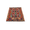 Wool kilim afghan rug multicolored 100050 121x84