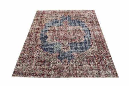 Vintage Iranian Wool Rug Unique 12325 113 x 193