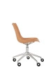 P/Wood Basic Veneer Chair With Wheels Light Wood Chrome FSC™