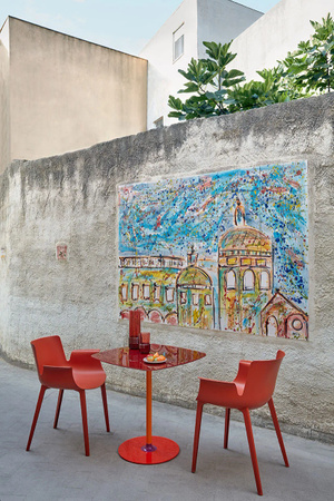 Thierry Bistrot Table Red