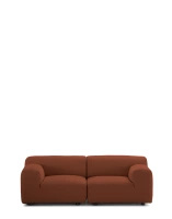 Plastics Duo Two-Seater Orsetto Sofa Rusty
