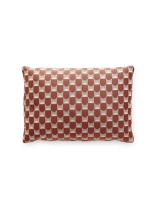 Cushion Outdoor Liberty Obi Check 48x32 cm Cushion Rust