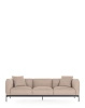 Asia Three-Seater Sofa (Panamino) Beige