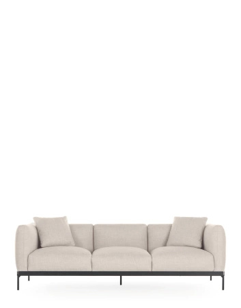 Asia Three-Seater Sofa (Panamino) White