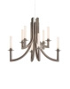 Khan Metal Matte Brown Chandelier