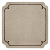 Magda Fornal Cookie Beige Black Carpet 5023