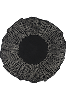 Toulemonde Bochart Eye Flower Noir Carpet